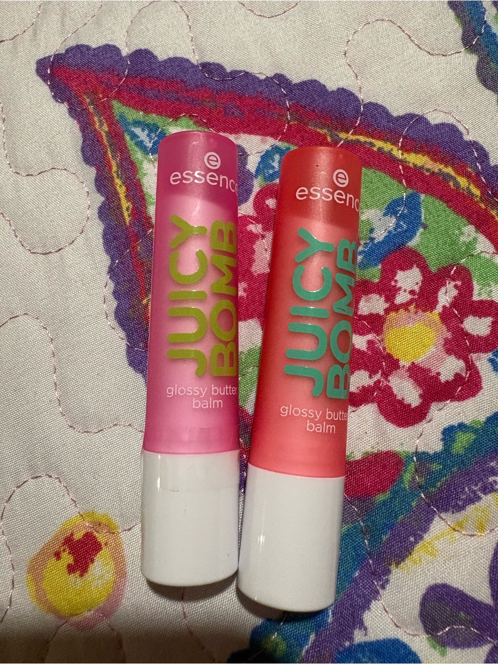 essence Juicy Bomb Glossy Butter Balm Lip Care - Pink & Coral